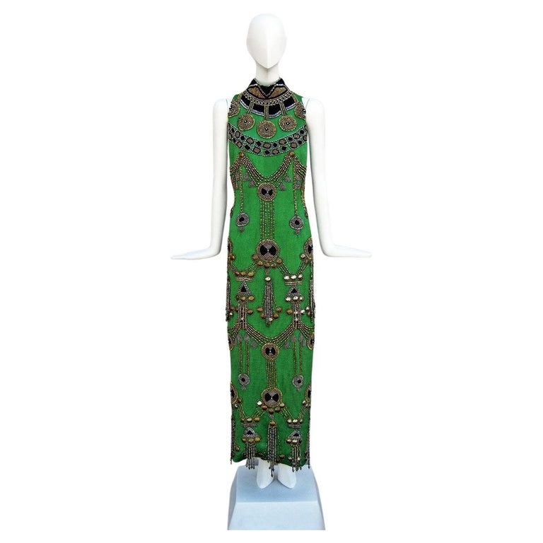 green emerald velvet dress Classy green embroidered caftan maxi dress, Kaftan maxi dress, Cotton –  Gipci