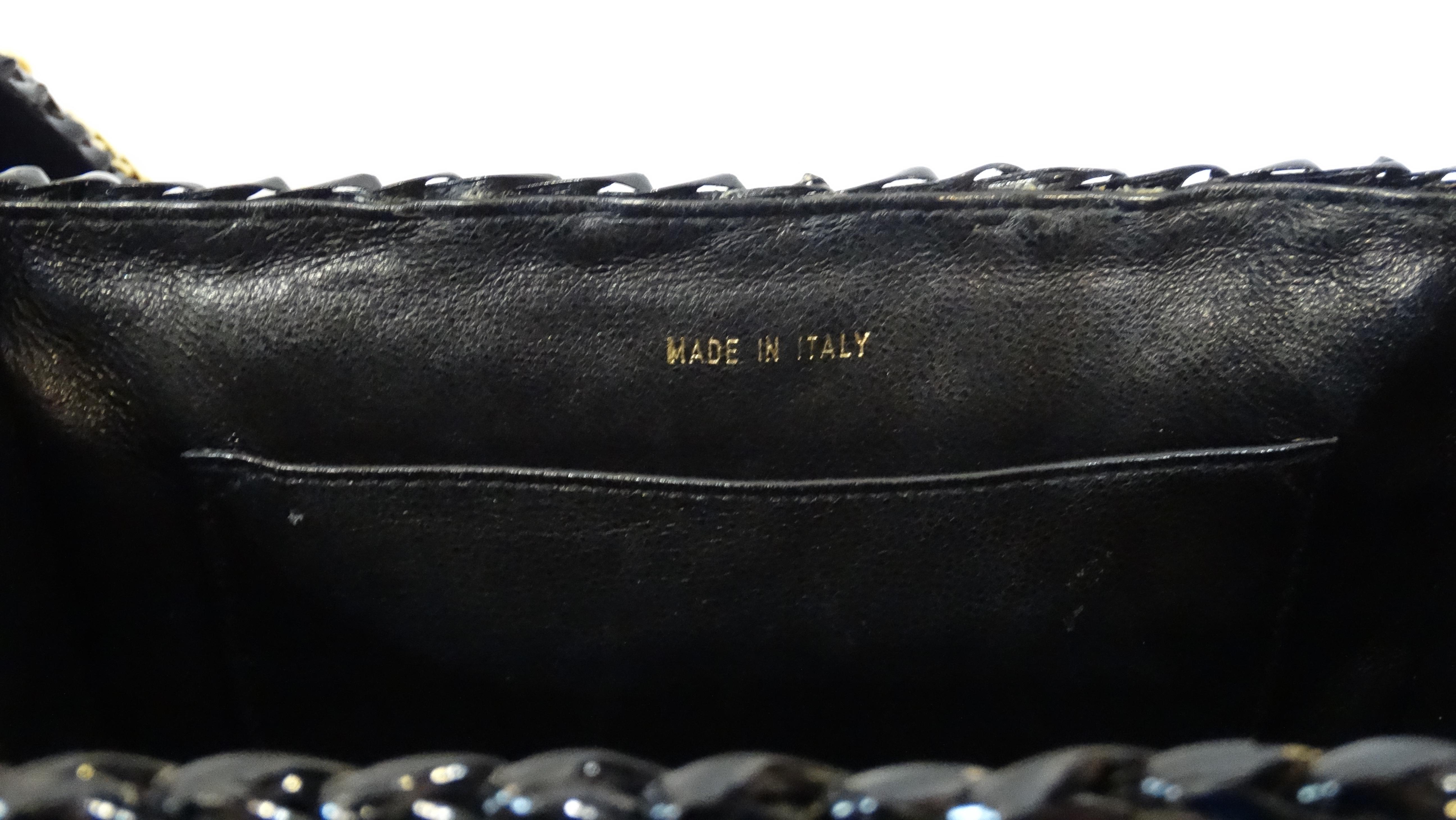 Rare 1990s Chanel Black Woven Rattan Basket Bag 6