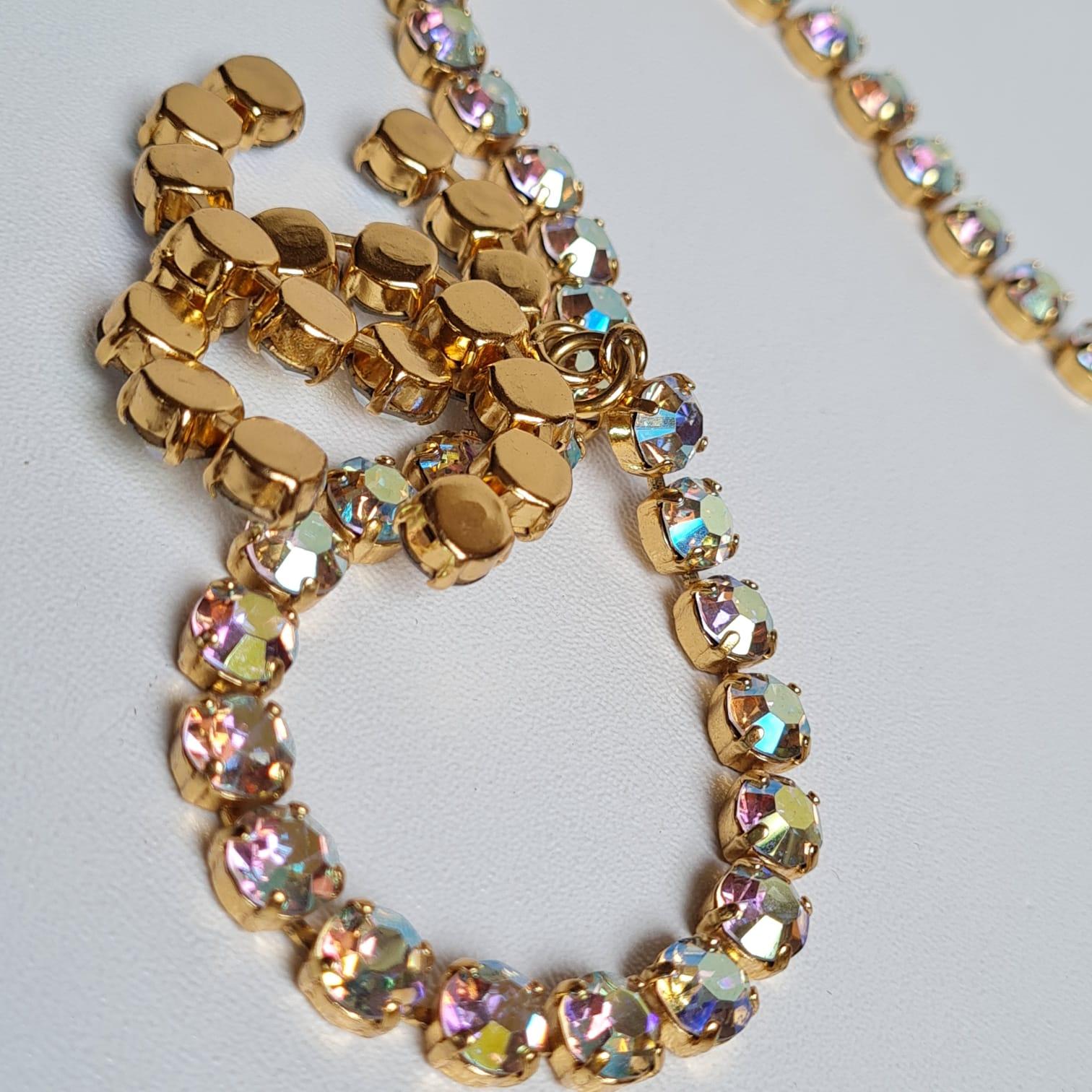Rare 1990s Chanel Crystal Waist Belt 8