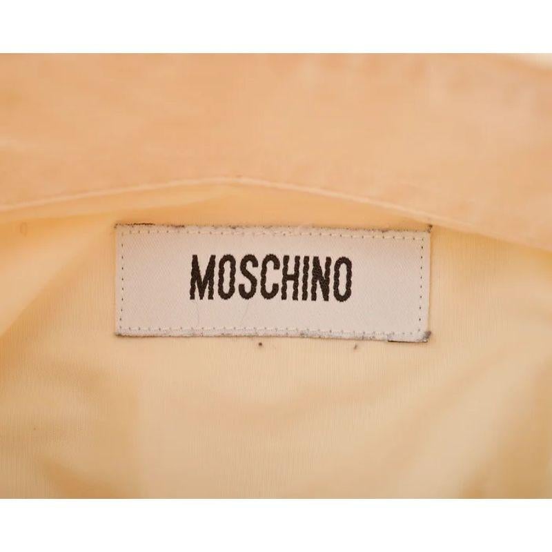 Rare 1990's Moschino Optical Illusion Fornasetti Torso style Long Sleeve Shirt 1