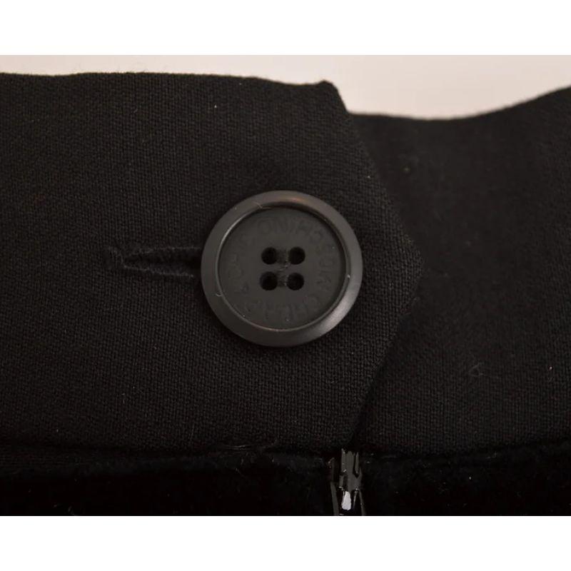 Women's Rare 1990's Moschino 'Question Mark' ? Black Pencil Mini Mini Skirt For Sale