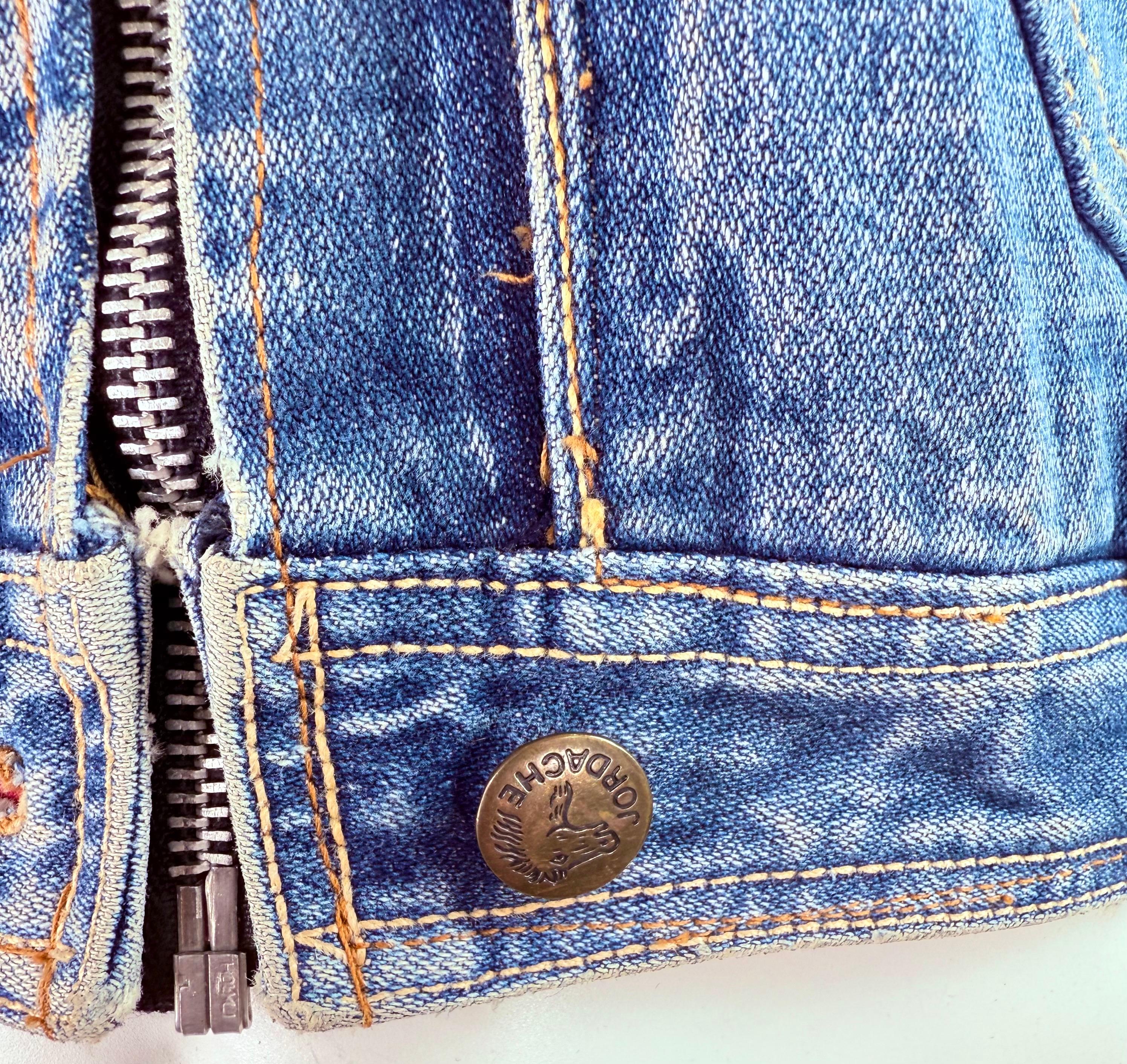 Rare 1990 Too Cute Guetta Family Denim Tweety Jacket Vintage Looney Tunes USA en vente 1