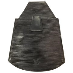 Rare 1992 Louis Vuitton Black Epi leather Sherwood Beltbag