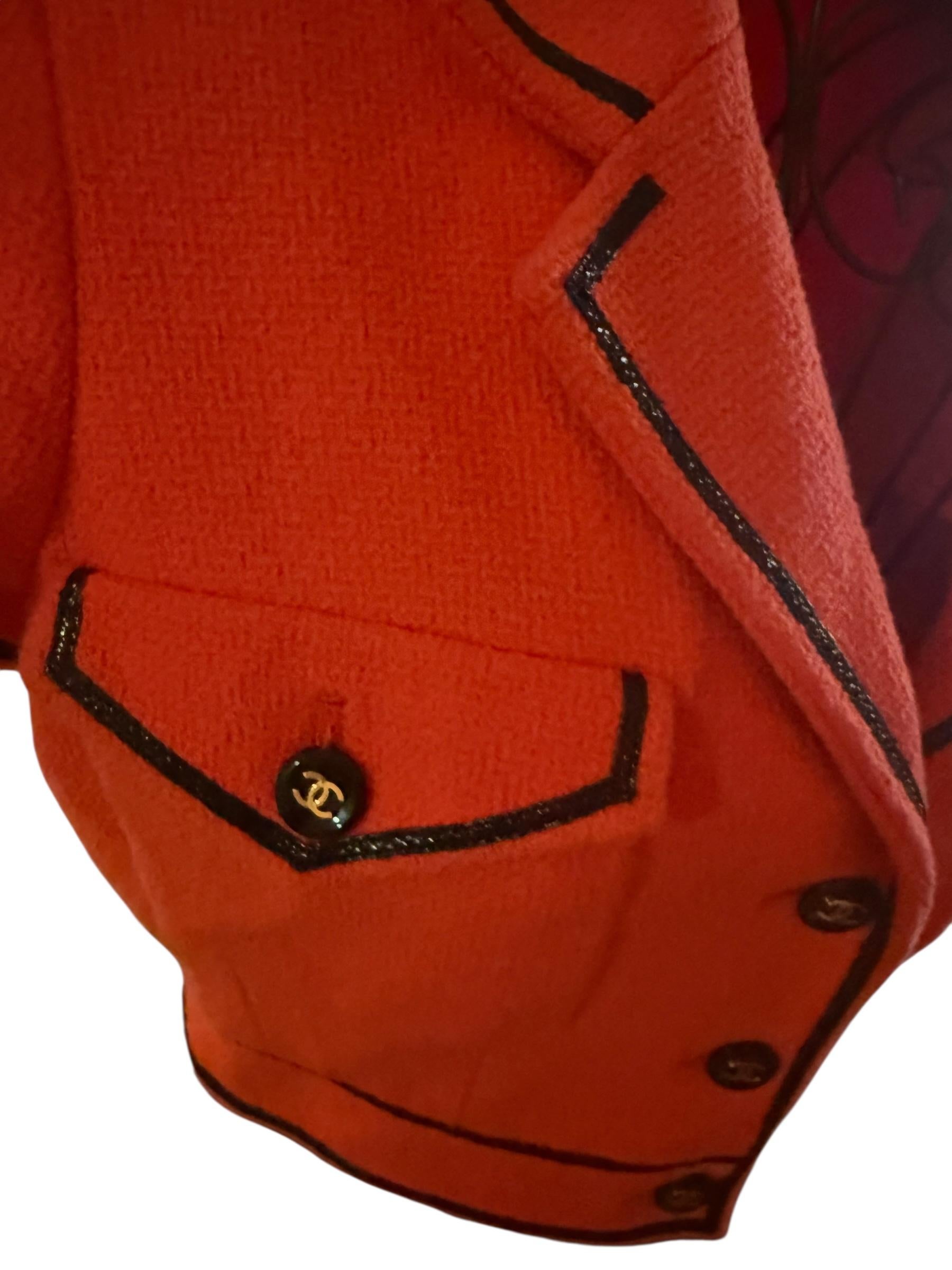 Rosso Rara giacca rossa con bolero della collezione Barbie del 1995 in vendita