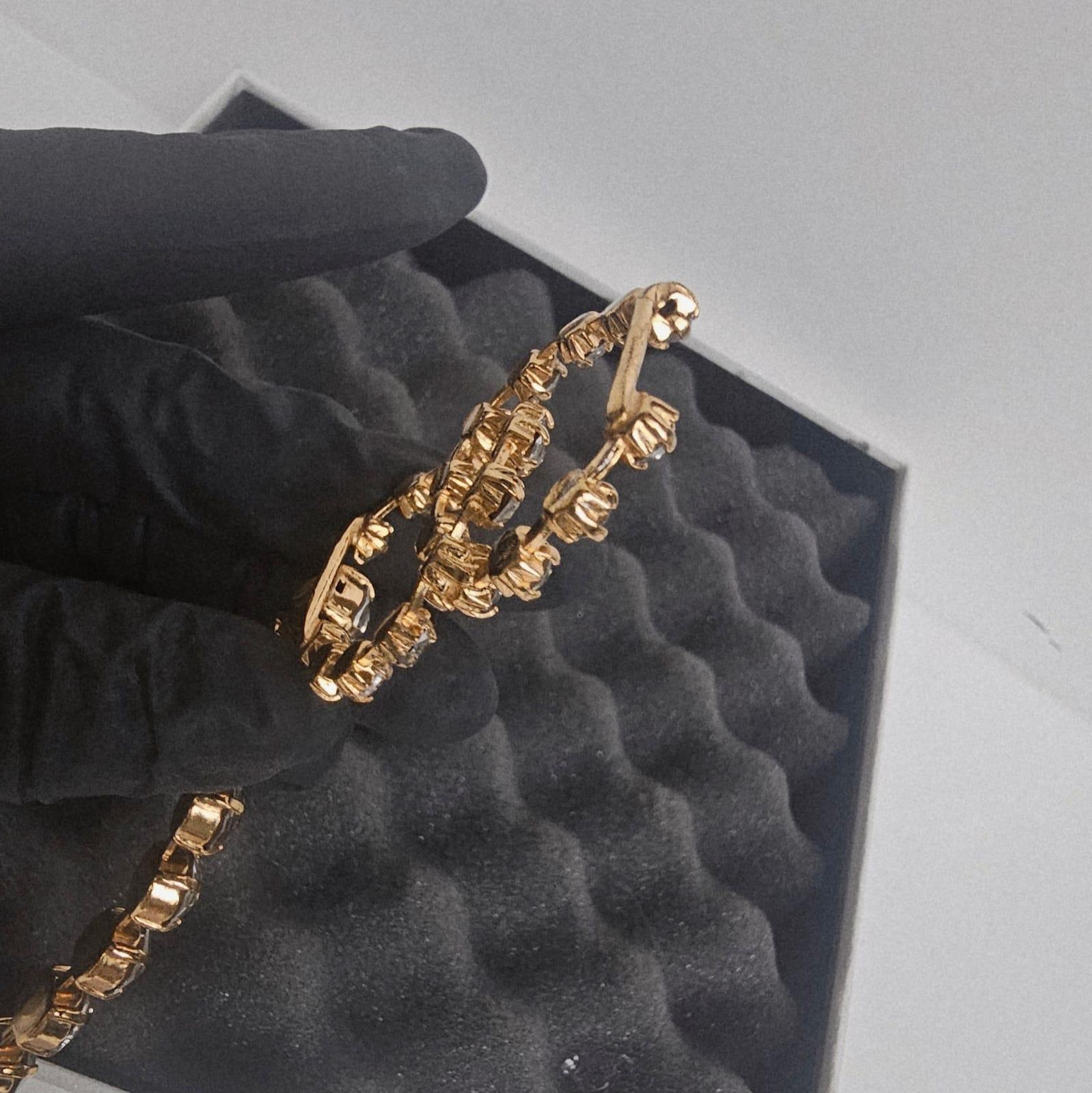 Rara Chanel Crystal CC del 1995  Cintura in vendita 6