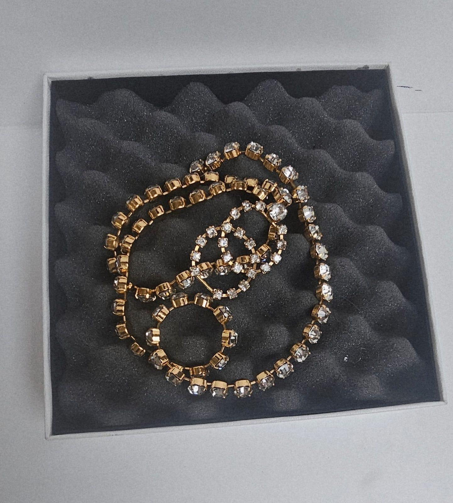 Rara Chanel Crystal CC del 1995  Cintura in vendita 13