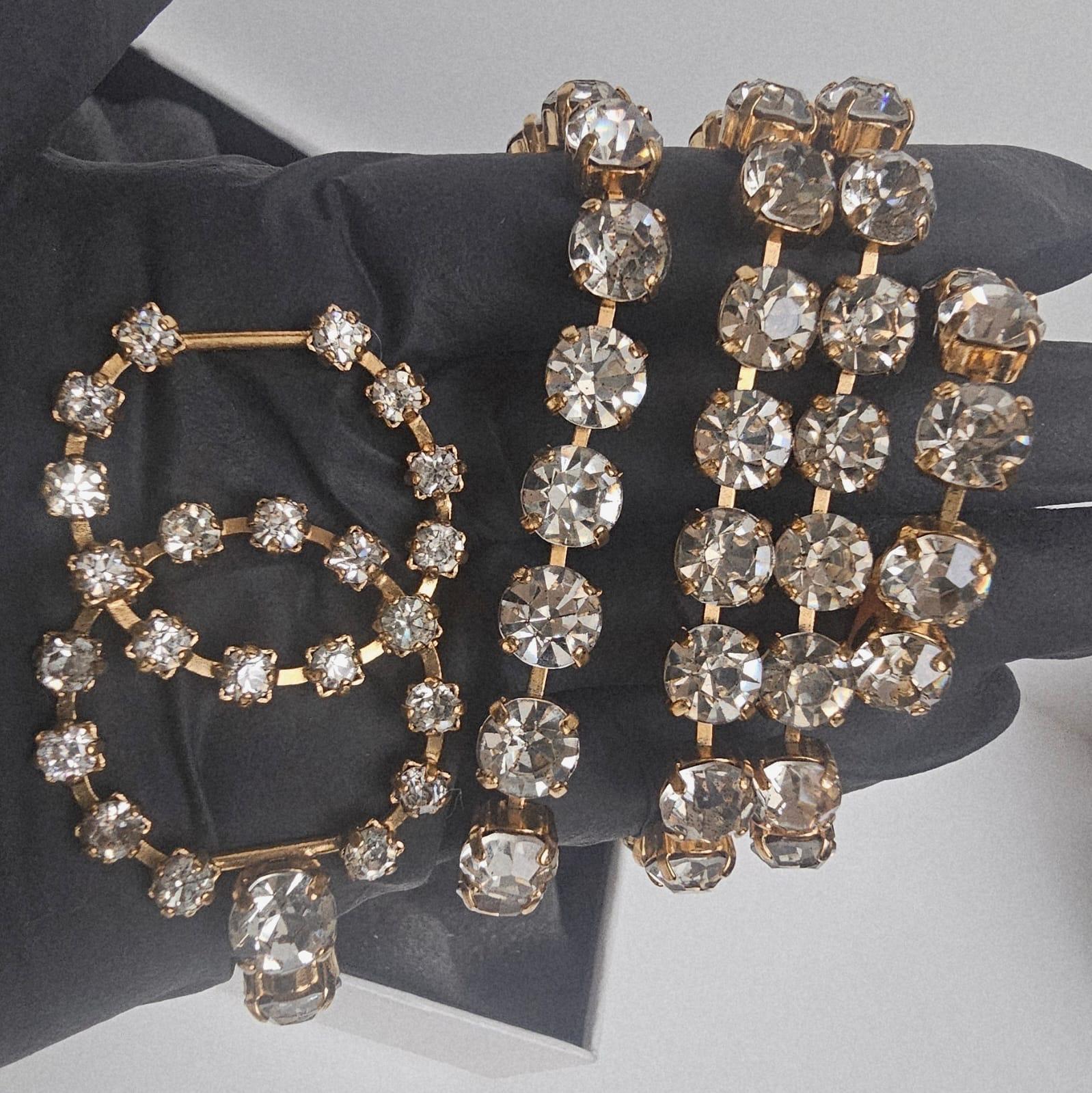 Rara Chanel Crystal CC del 1995  Cintura in vendita 1