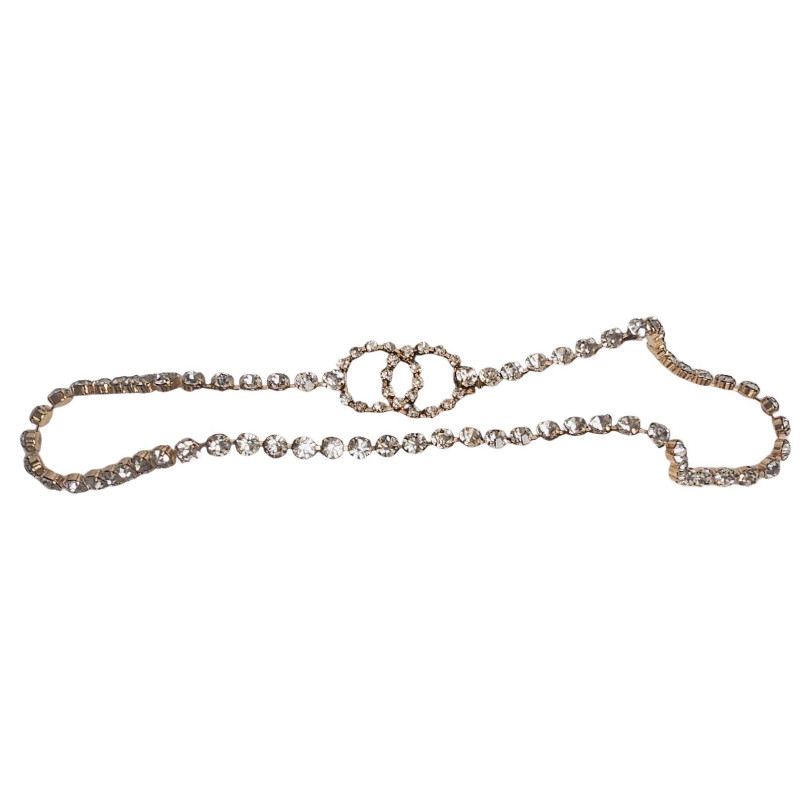 Rara Chanel Crystal CC del 1995  Cintura in vendita