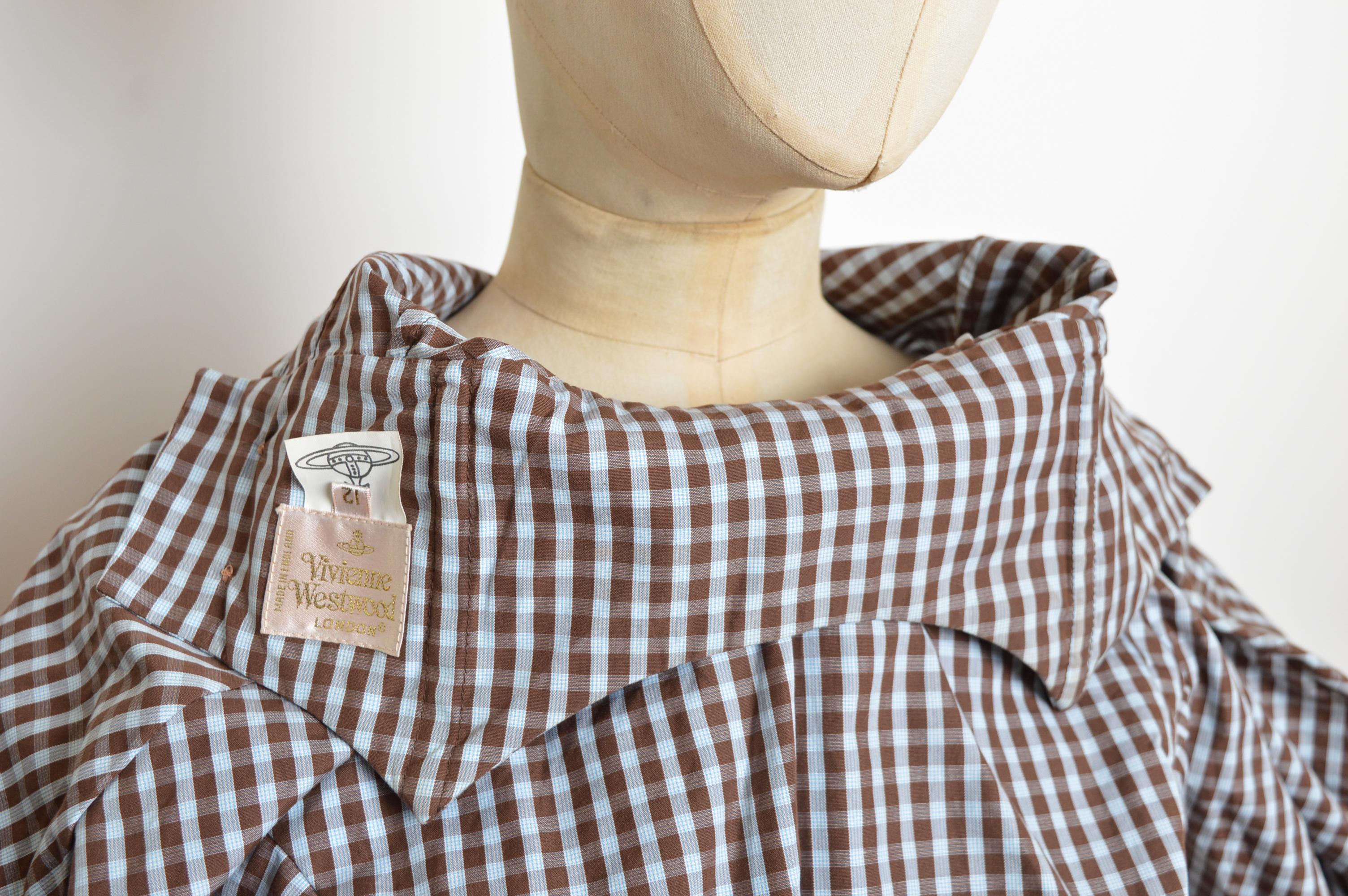 Rara Blusa Ajustada de Cuello Alto de Guinga 1995 Vivienne Westwood - Camisa Corsé en venta 13