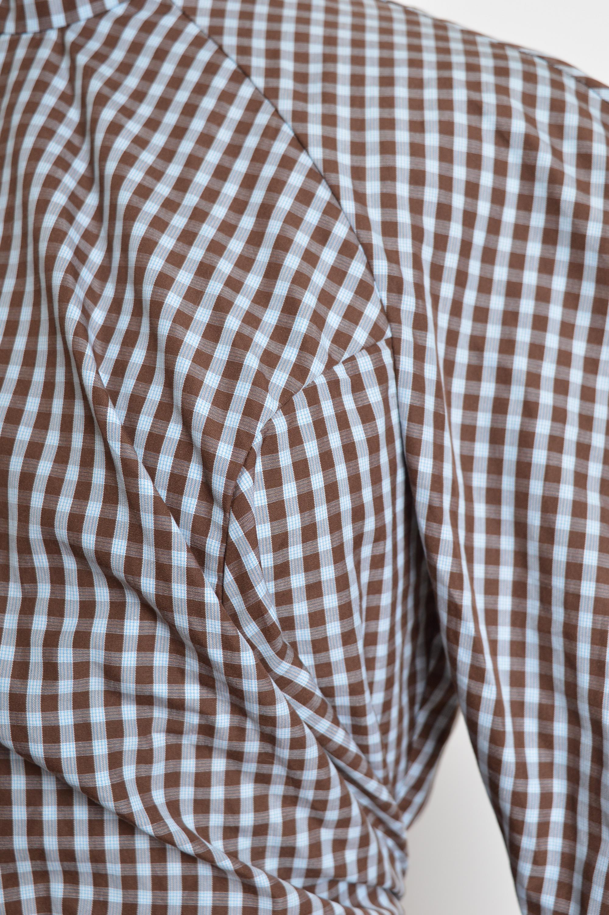 De las mujeres Rara Blusa Ajustada de Cuello Alto de Guinga 1995 Vivienne Westwood - Camisa Corsé en venta