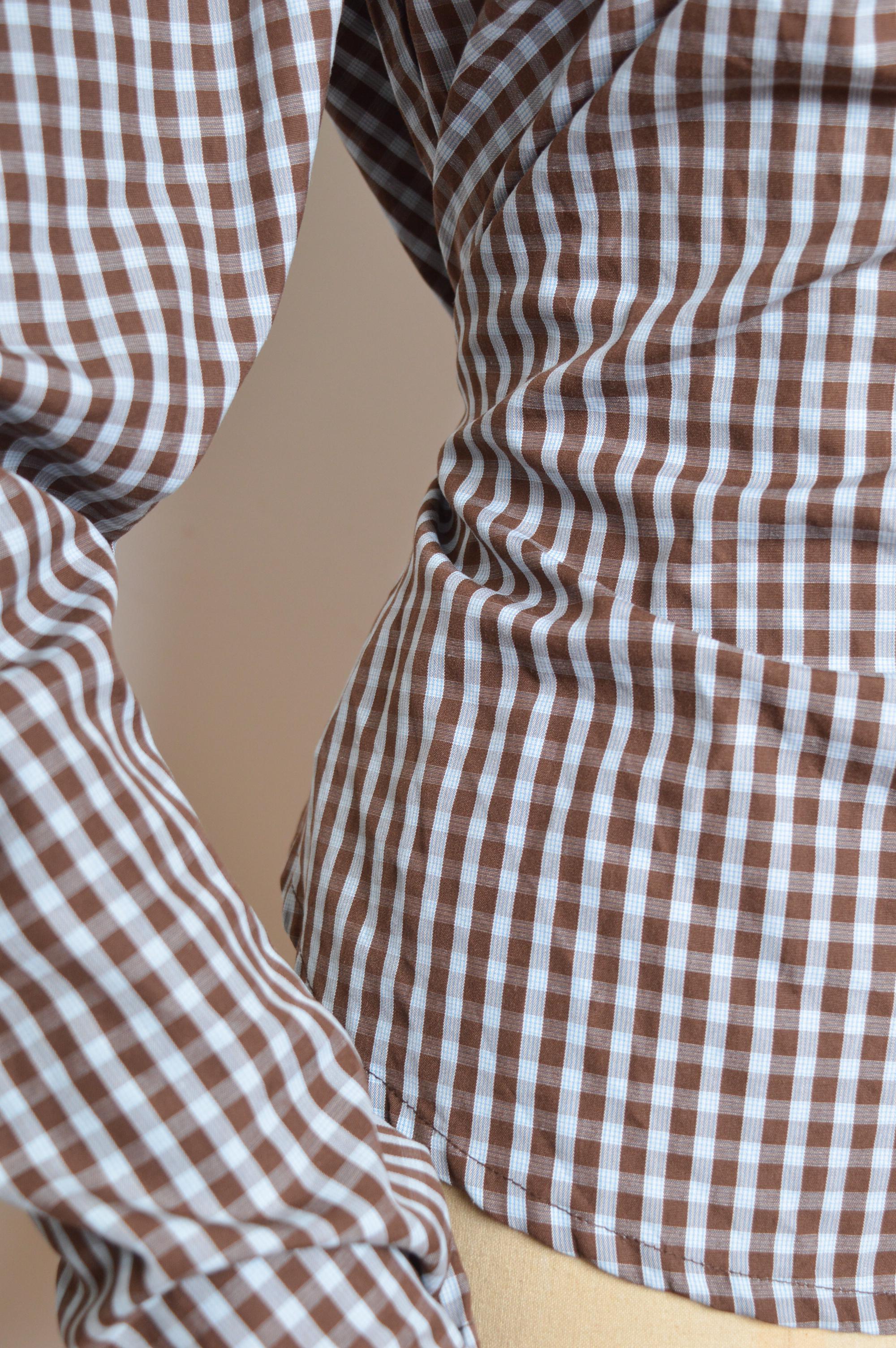 Rara Blusa Ajustada de Cuello Alto de Guinga 1995 Vivienne Westwood - Camisa Corsé en venta 3