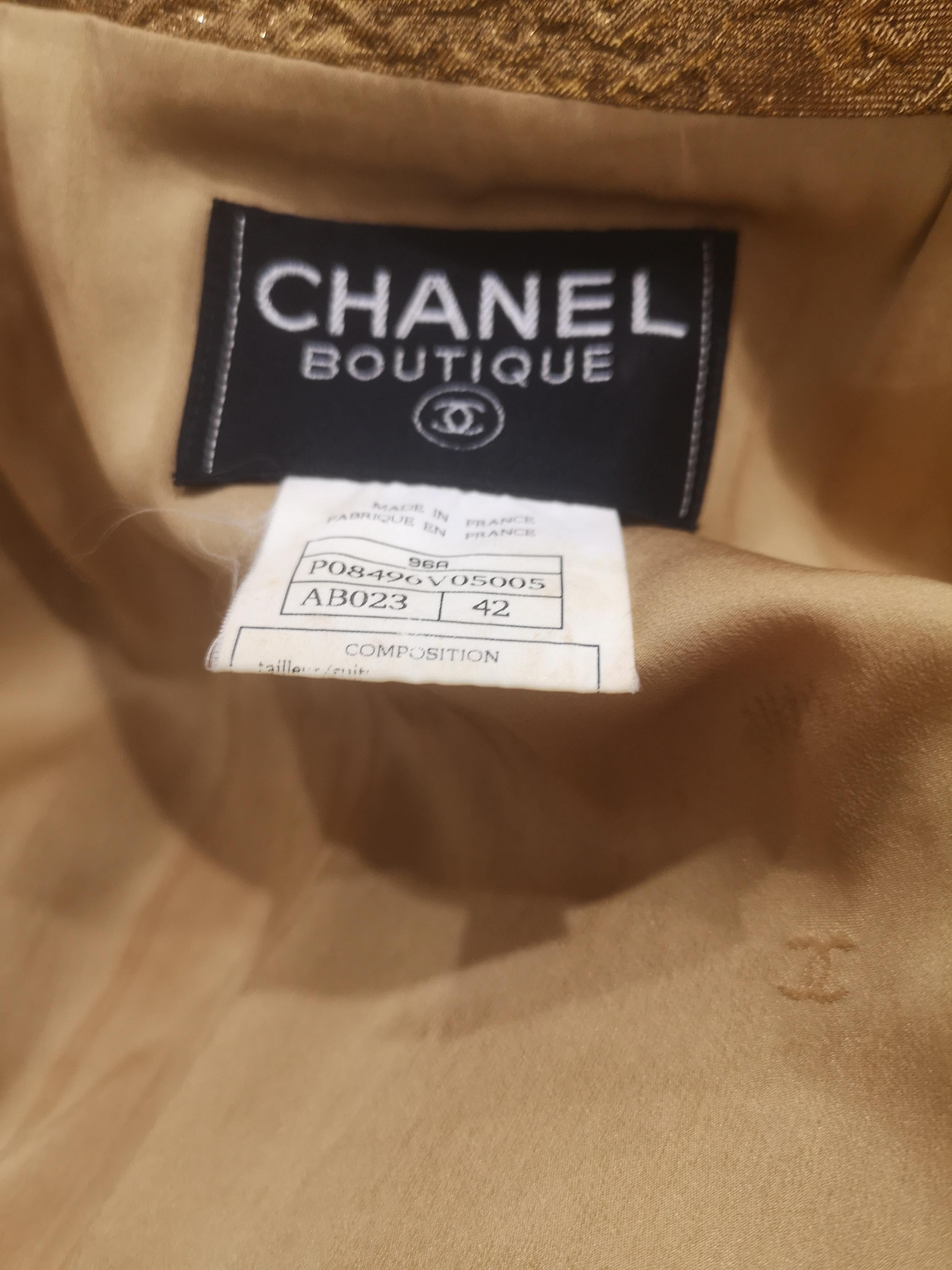 Rare 1996 Chanel Byzantine collection Skirt Suit 15