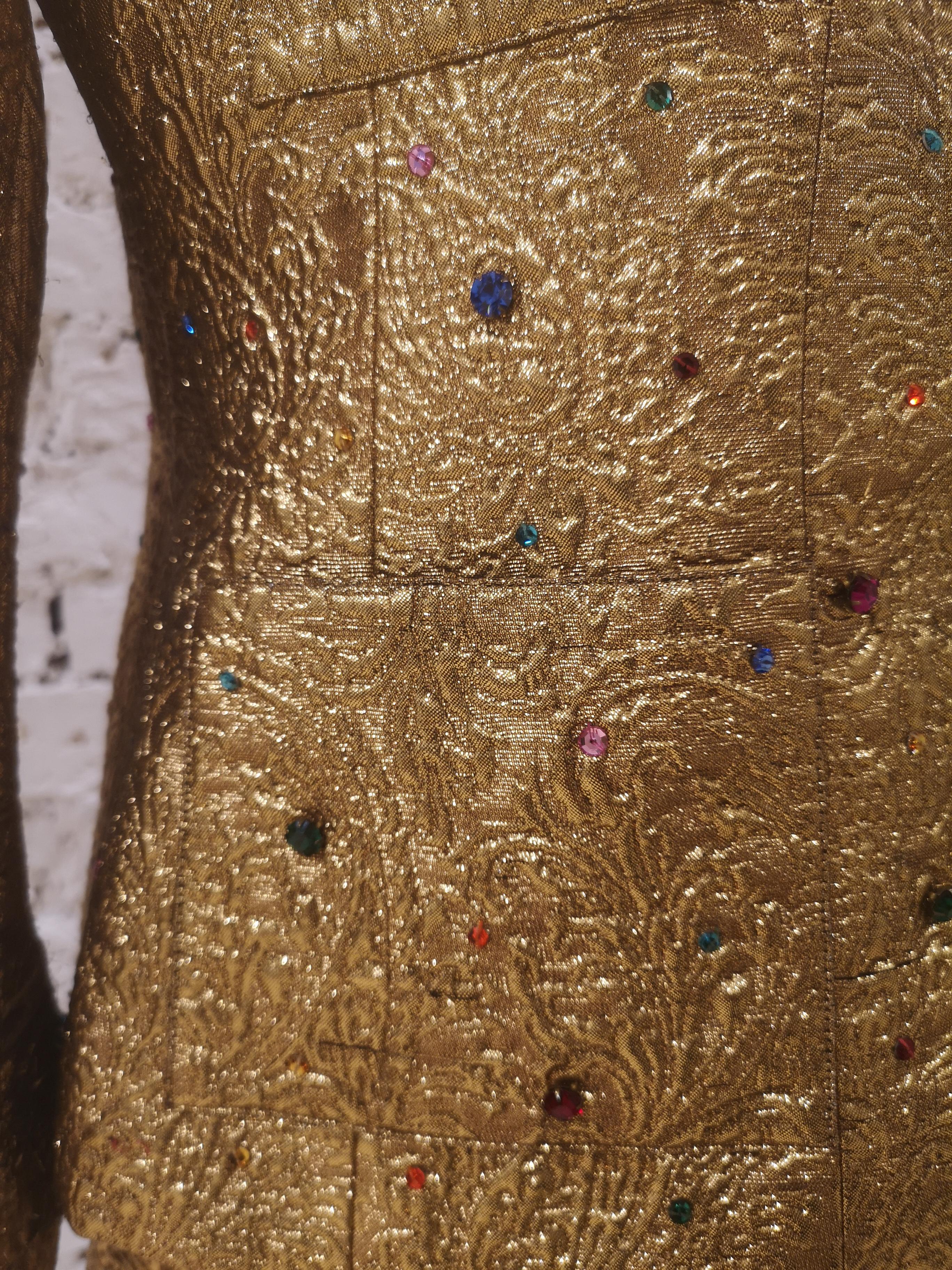 Rare 1996 Chanel Byzantine collection Skirt Suit In Good Condition In Capri, IT