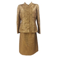 Vintage Rare 1996 Chanel Byzantine collection Skirt Suit 