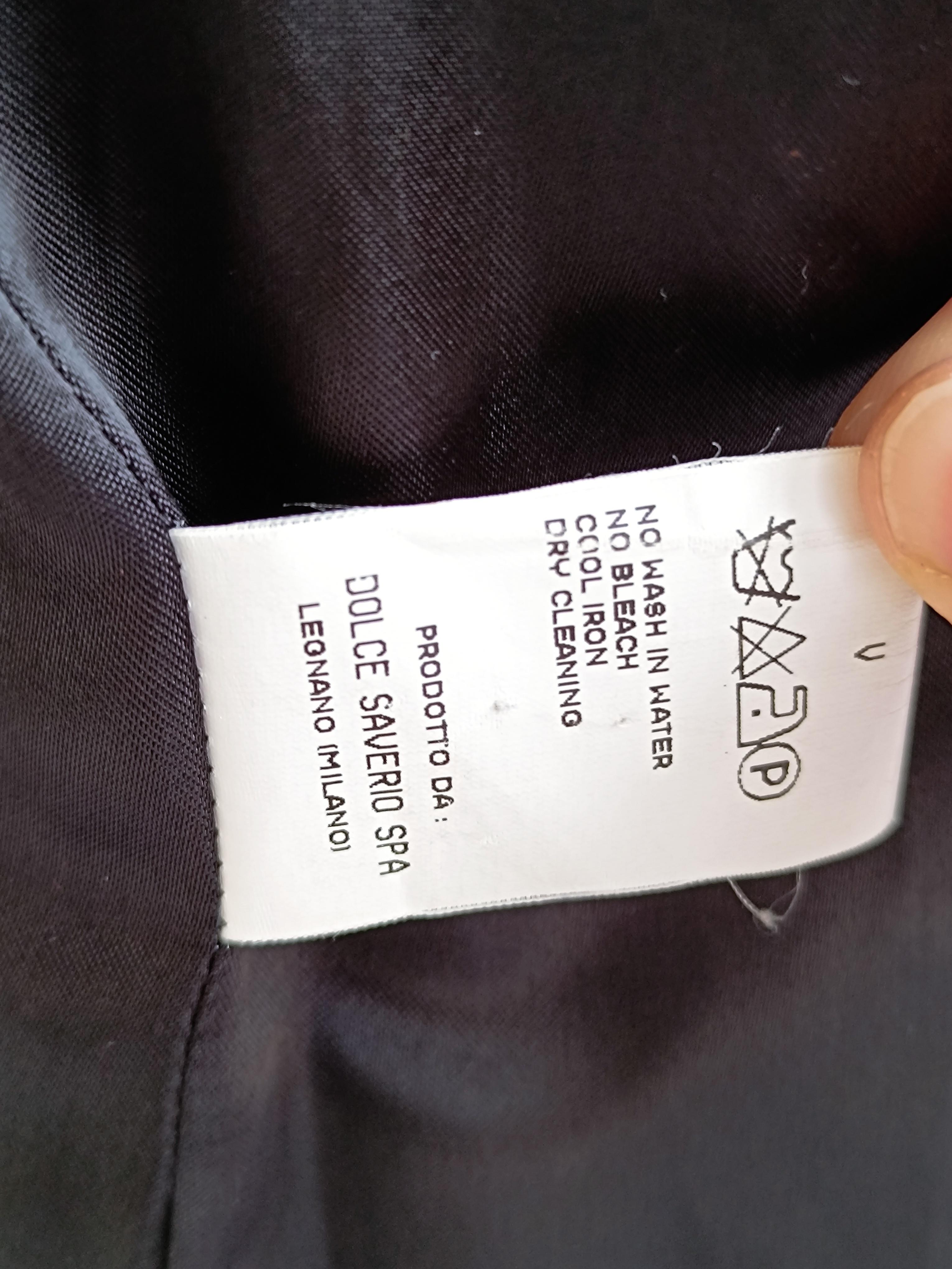 Raro! 1997 97FW Dolce & Gabbana Vintage Trench in Lana in vendita 10