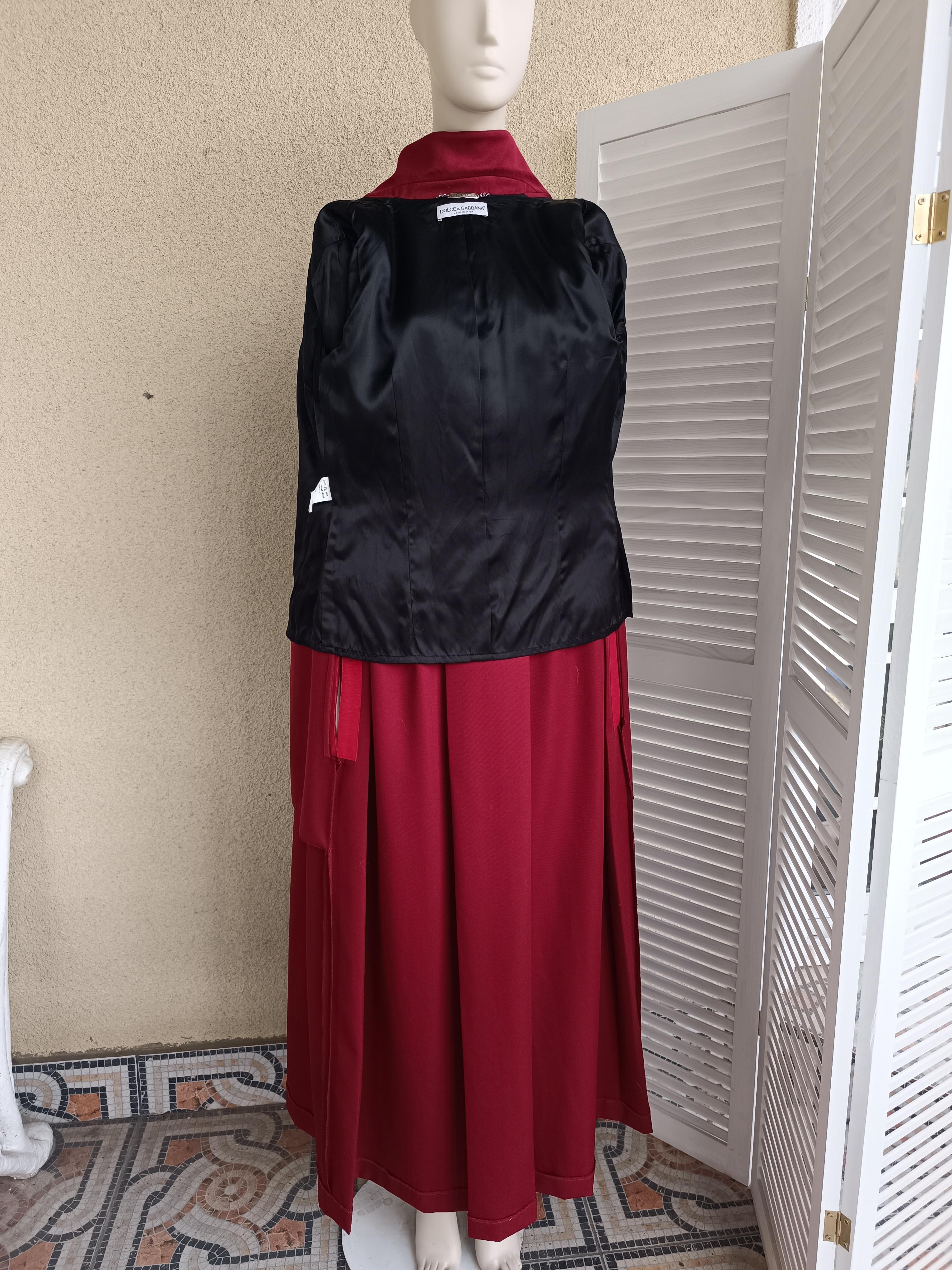 Raro! 1997 97FW Dolce & Gabbana Vintage Trench in Lana in vendita 12