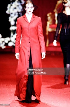 Rare! 1997 97FW Dolce & Gabbana Vintage Trench Wool Coat