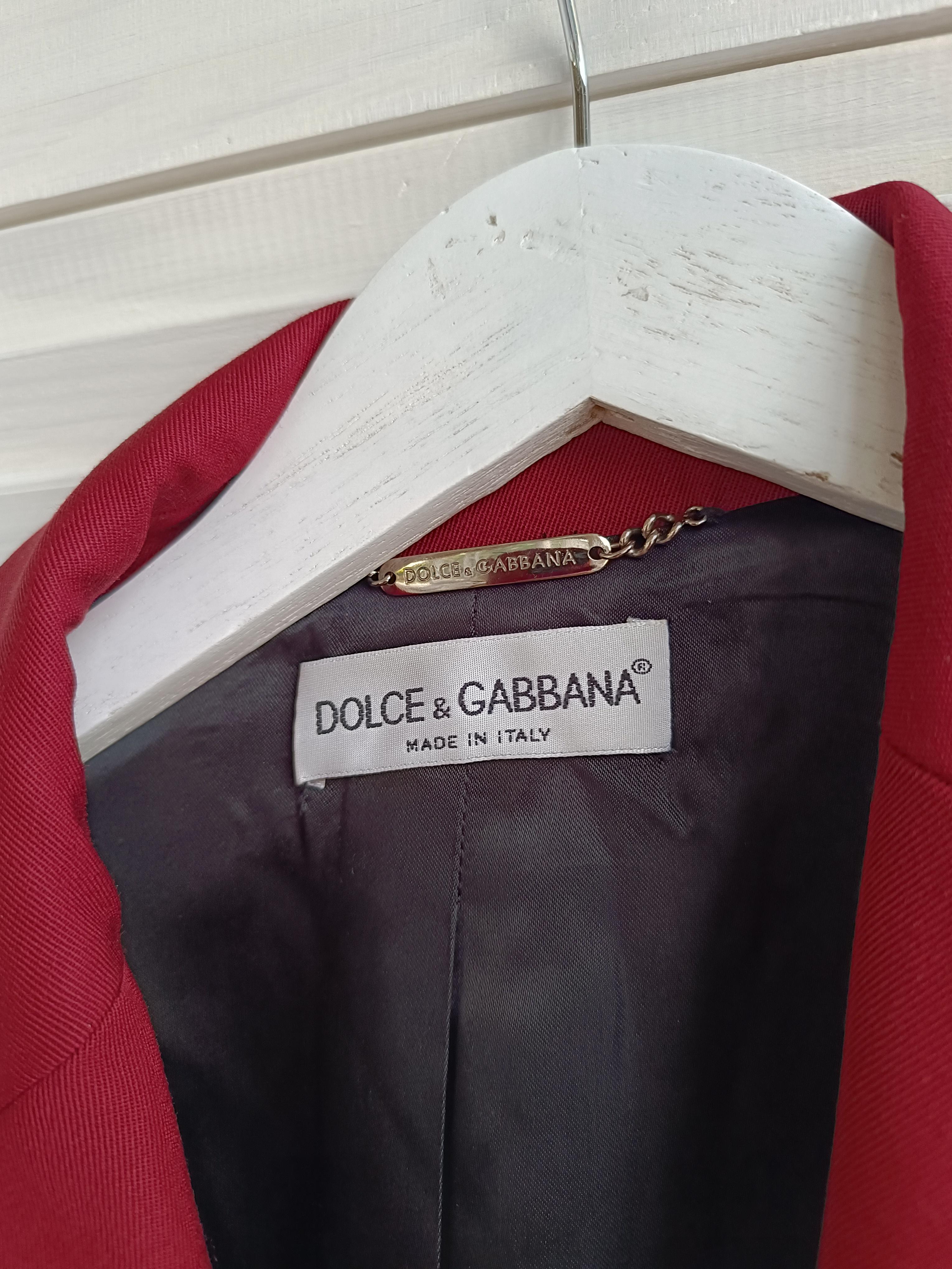 Raro! 1997 97FW Dolce & Gabbana Vintage Trench in Lana in vendita 15