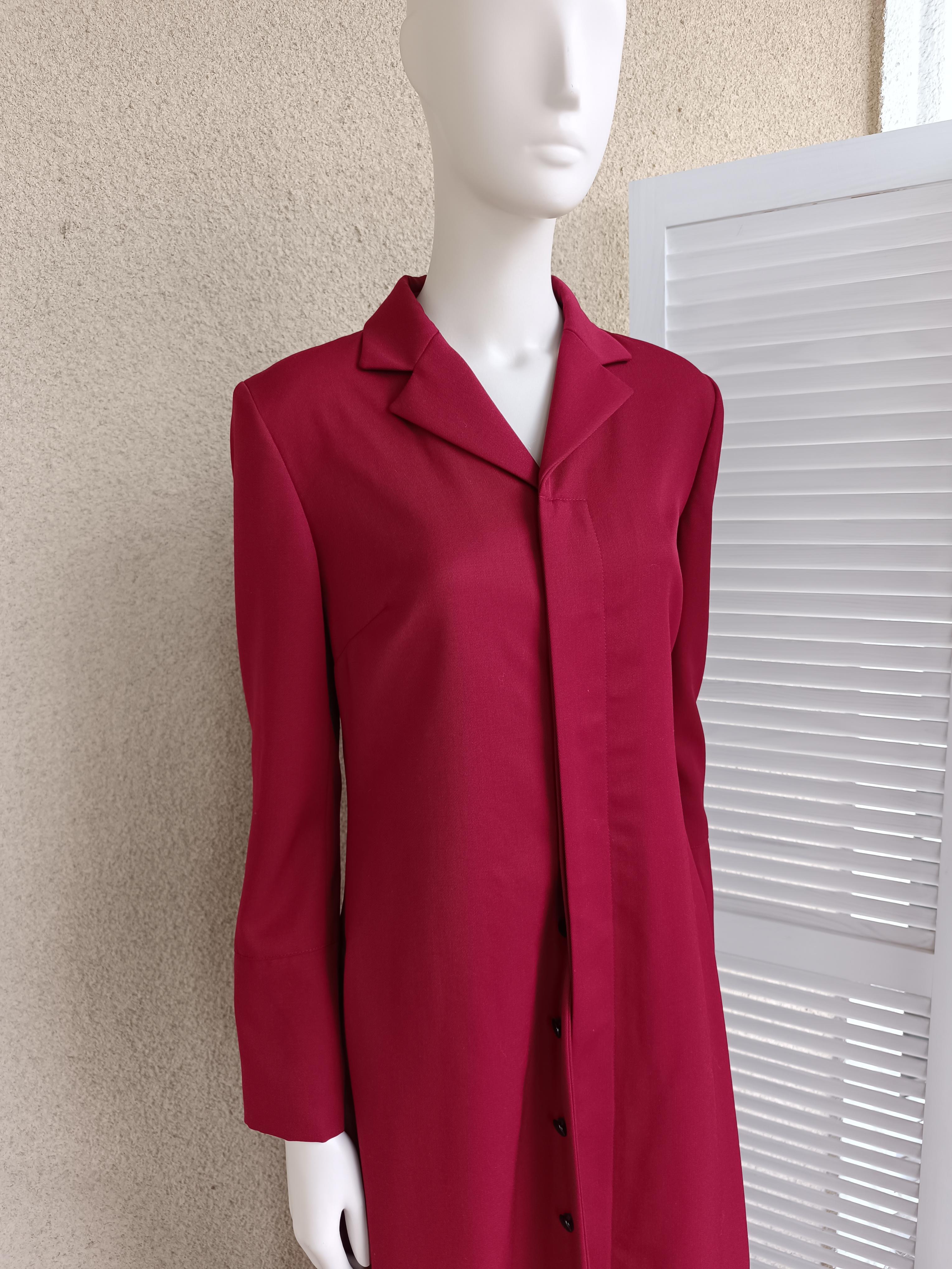 Raro! 1997 97FW Dolce & Gabbana Vintage Trench in Lana in vendita 1