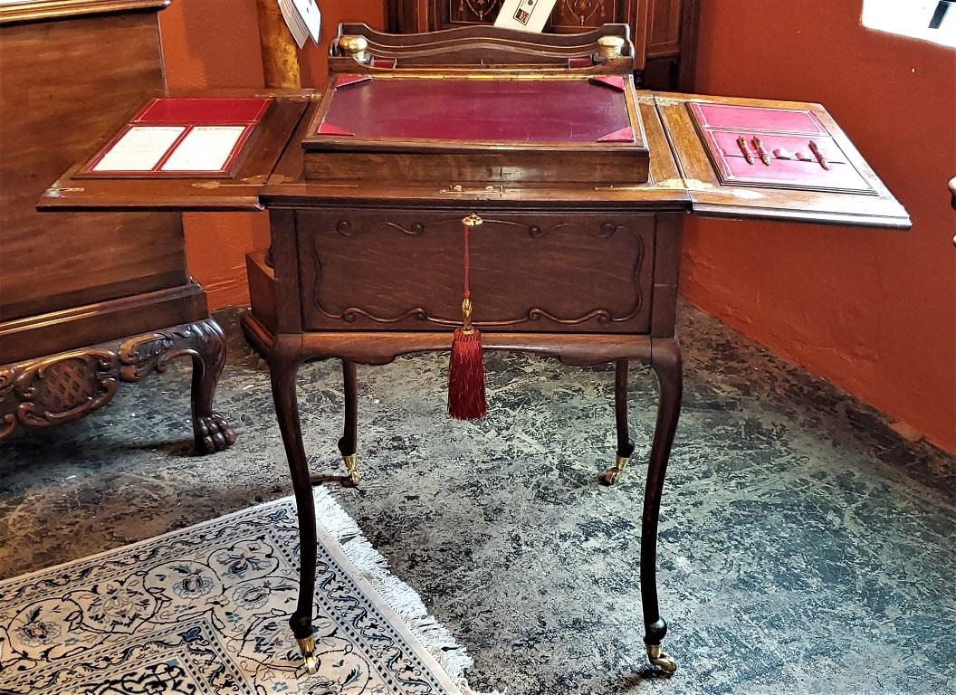 Rare 19th Century English Eclipse Patented Telescopic Desk For Sale 9