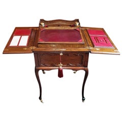 Rare 19th Century English 'Eclipse' Patented Telescopic Desk