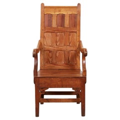 Used Rare 19th C. Canadian Tall Back Armchair