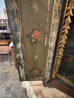 Rare 19th c. Italian Carved Walnut Table Hutch