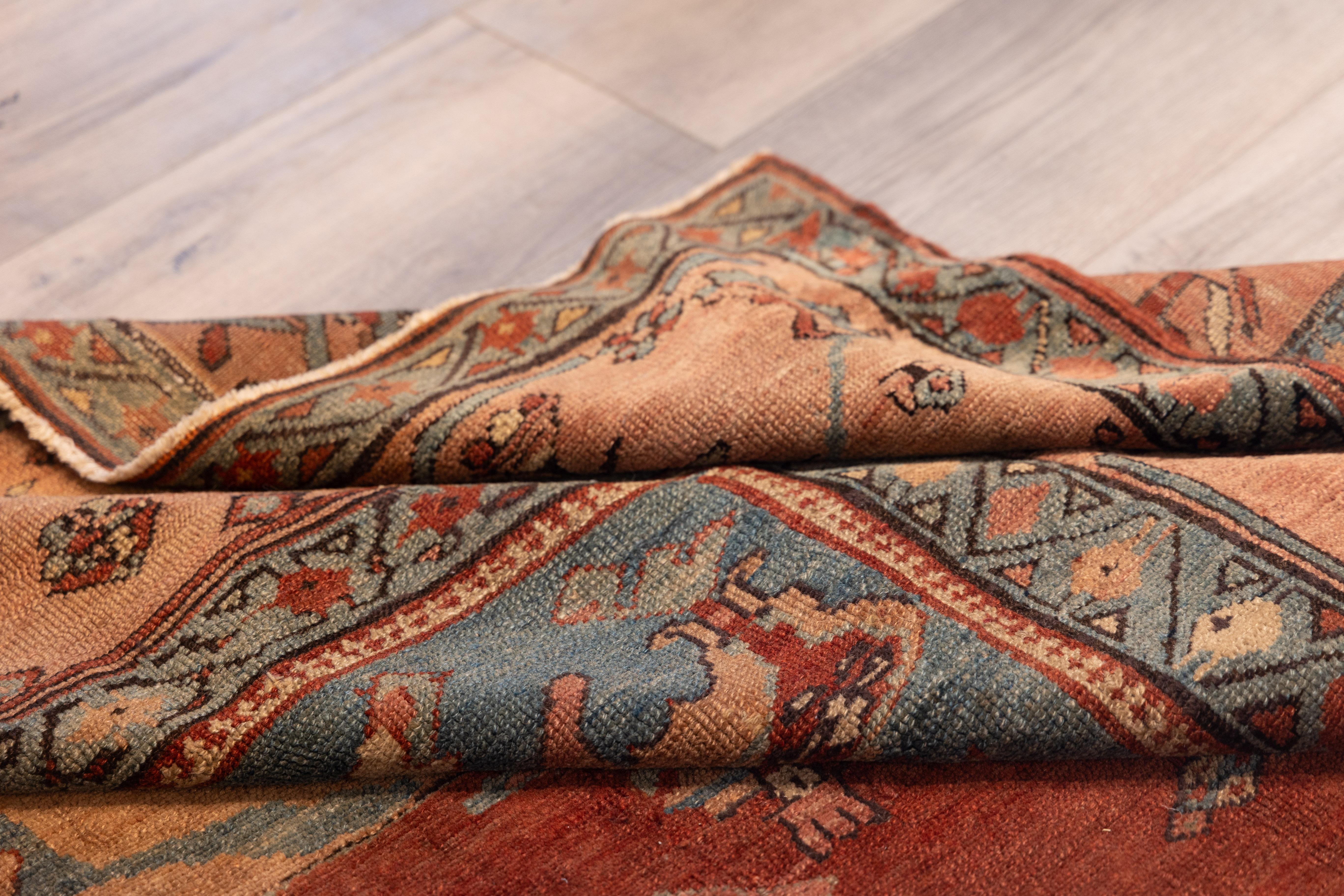 19th Century Rare 19th century antique tribal serapi For Sale