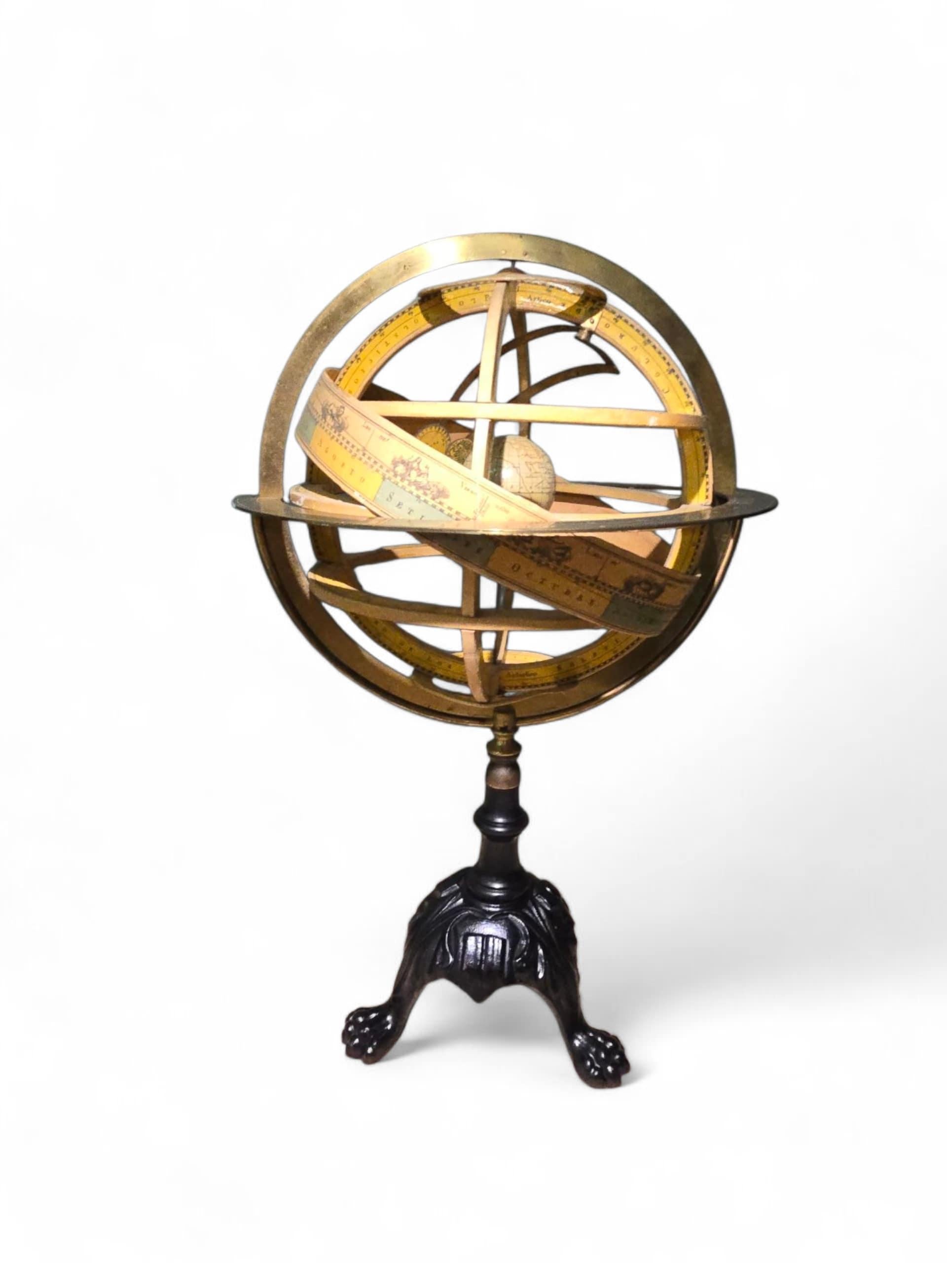 Rara sfera armillare del XIX secolo di Faustino Paluzie - Barcellona, 1880 ca. in vendita 4