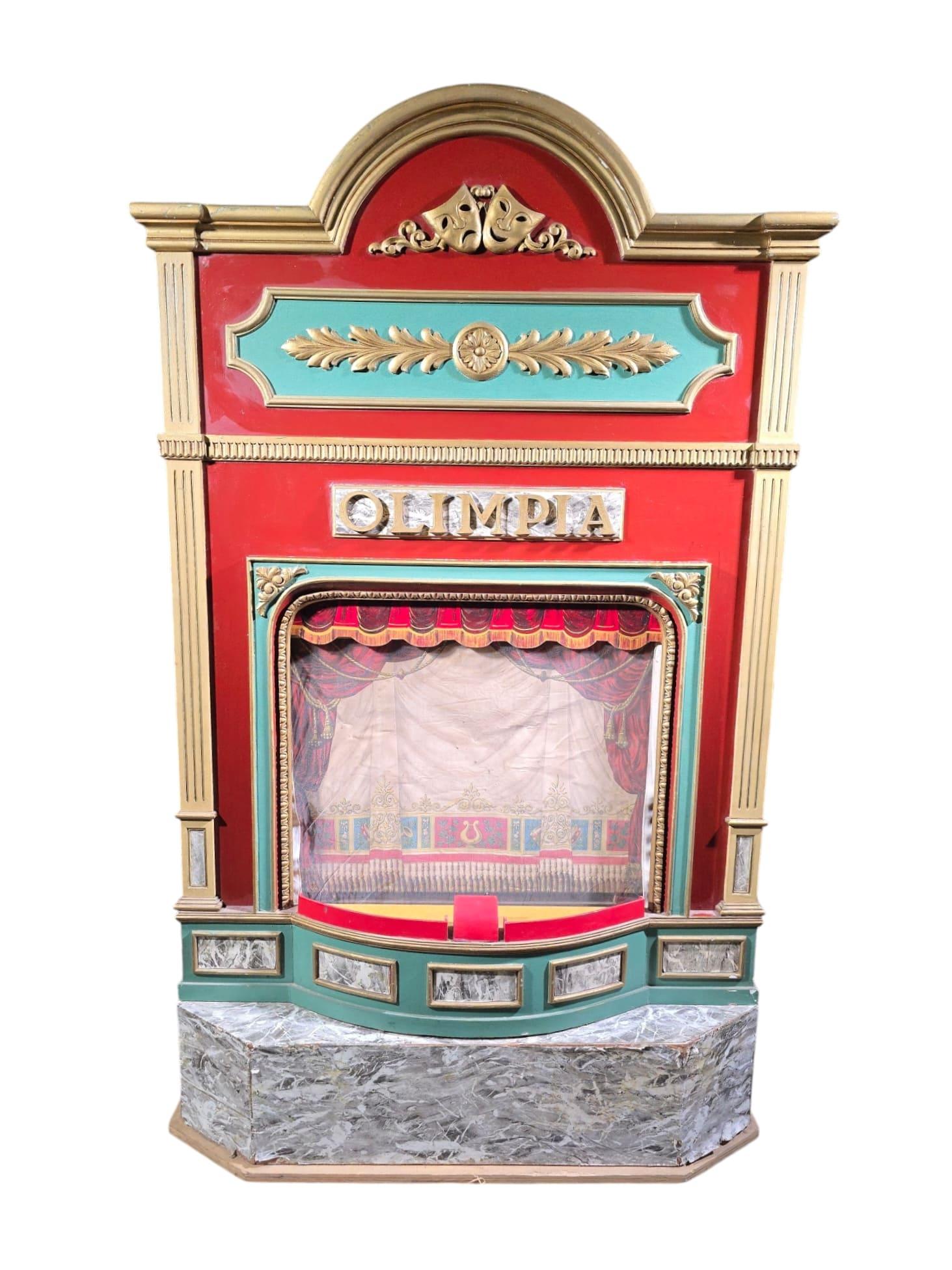Rare 19th Century Automaton Theater For Sale 5