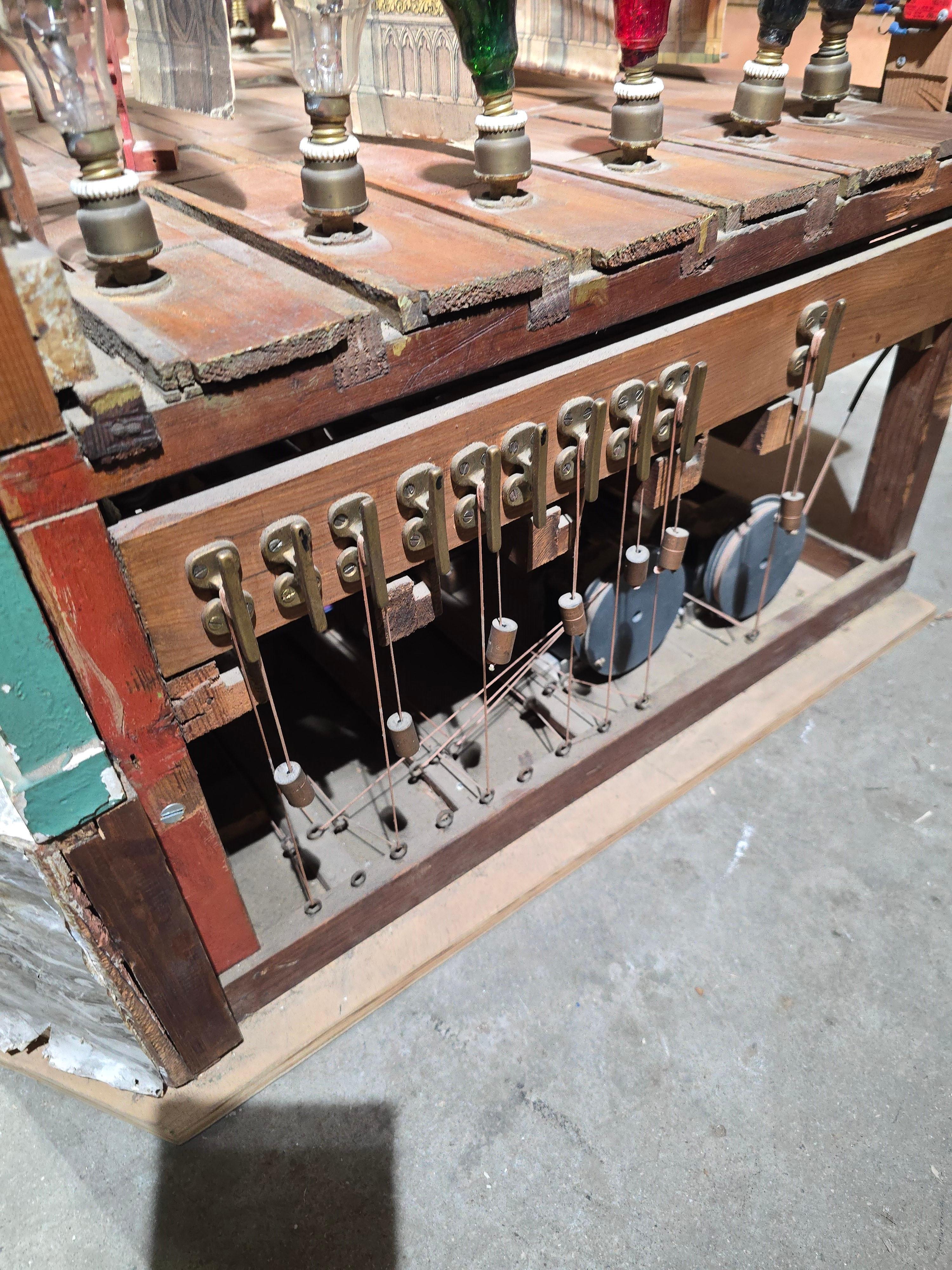 Fruitwood Rare 19th Century Automaton Theater For Sale
