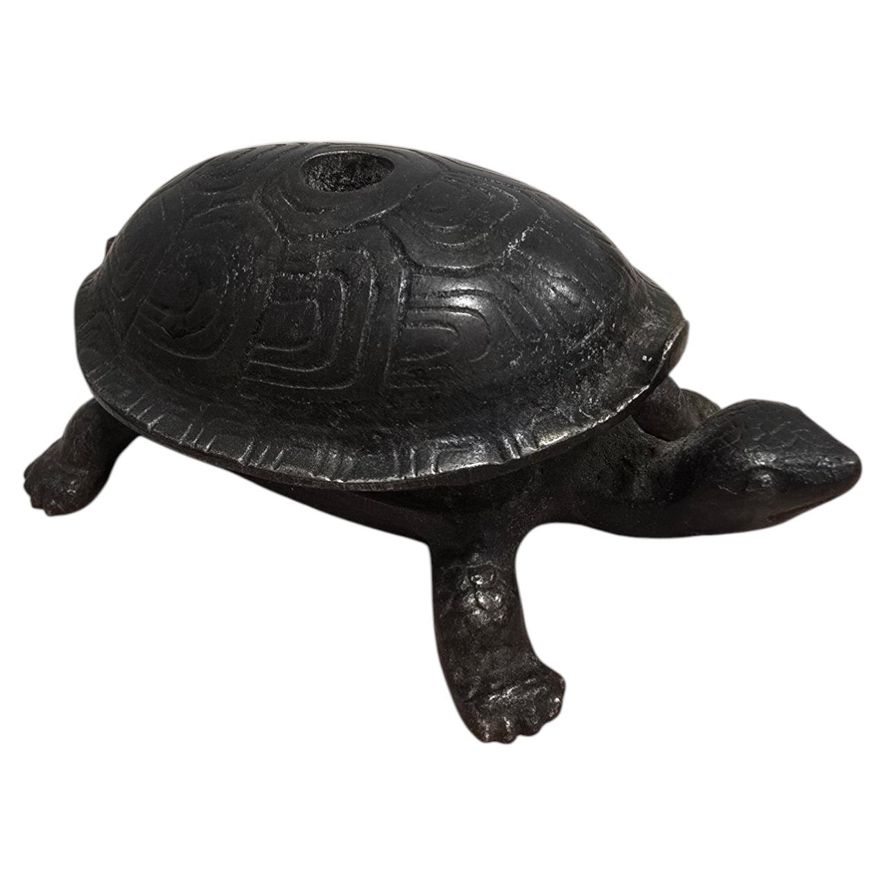Rare 19th Century Cast Iron Turtle-Form Cigar Cutter