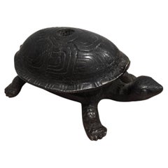 Rare 19th Century Cast Iron Turtle-Form Cigar Cutter