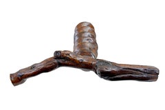 Rare 19th century decorative carved treen corkscrew