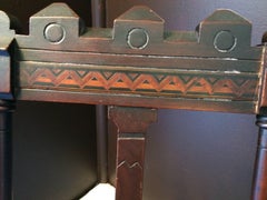 Chaise pliante rare du 19ème siècle de style Eastlake Campaign