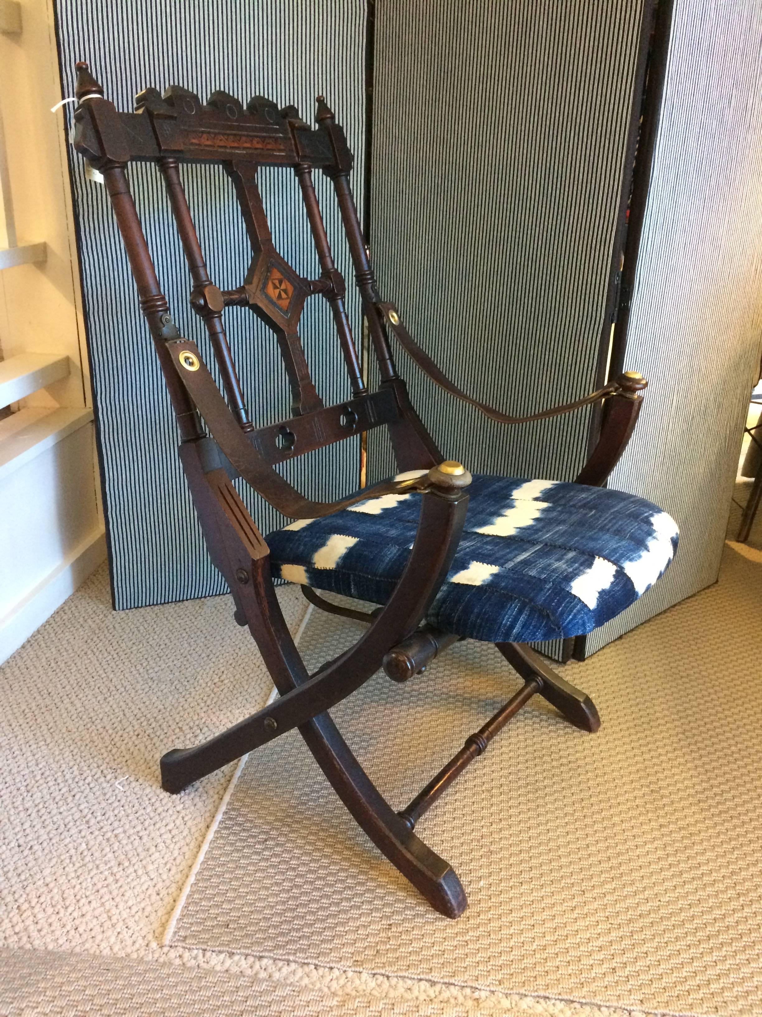 19th century folding chair
