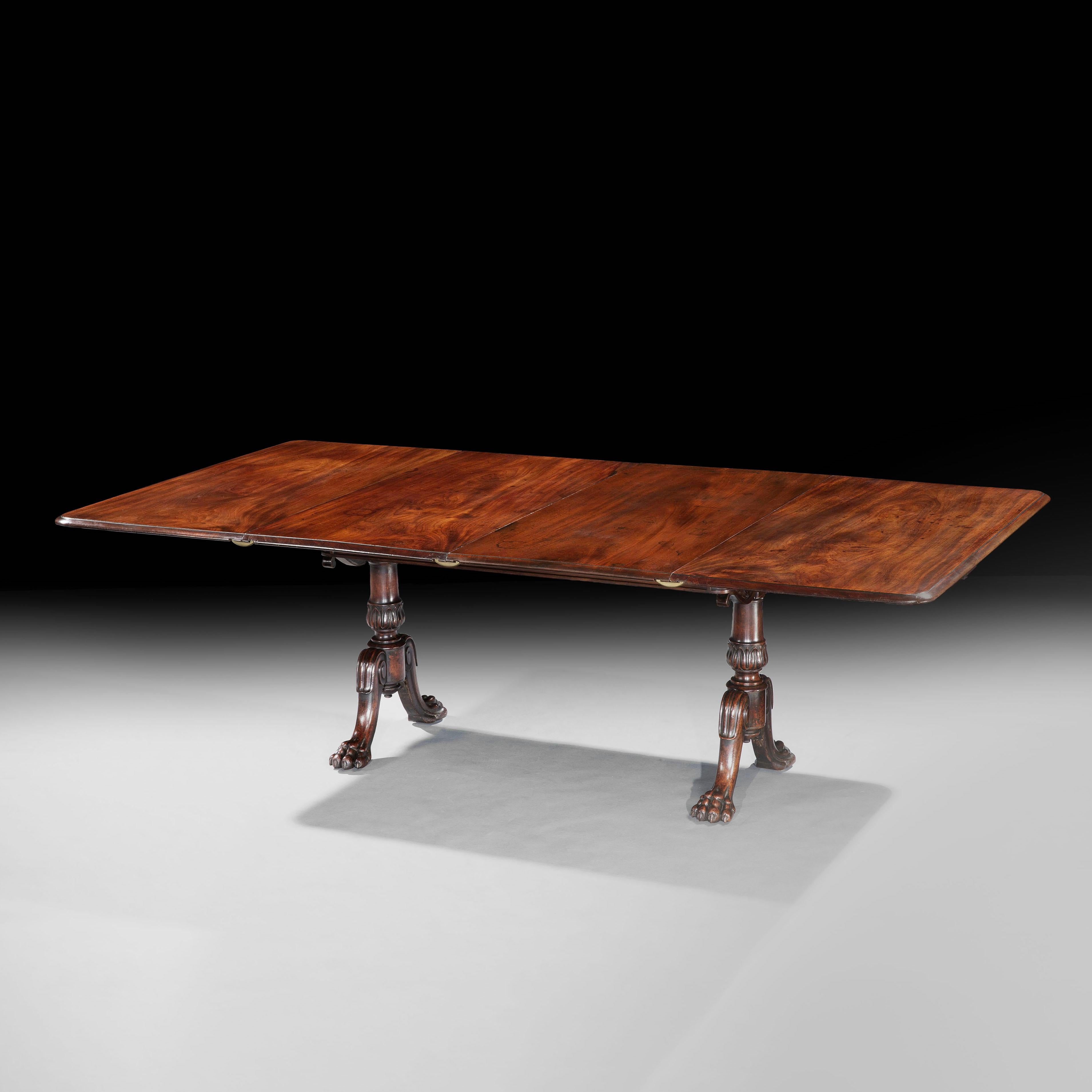 Rare 19th Century English Mahogany Extending Dining Table by Wilkinson & Sons For Sale 4