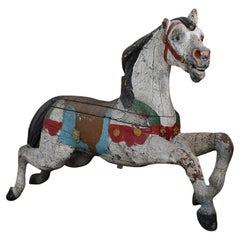 Seltenes Bayol-Karussellpferd aus dem 19.