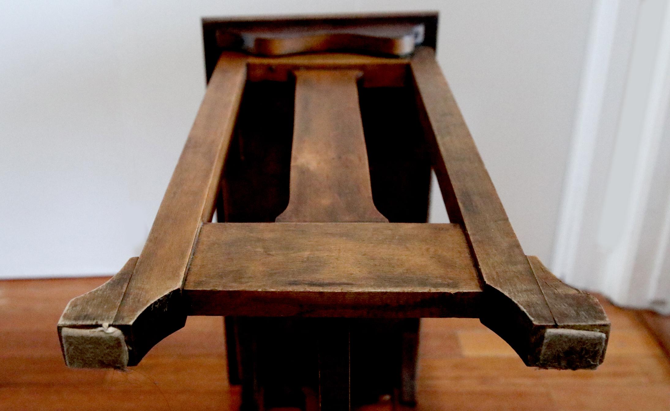 Rare 19th Century Folding Pew, Altar, Desk from Regency Period, England or U.S. For Sale 1