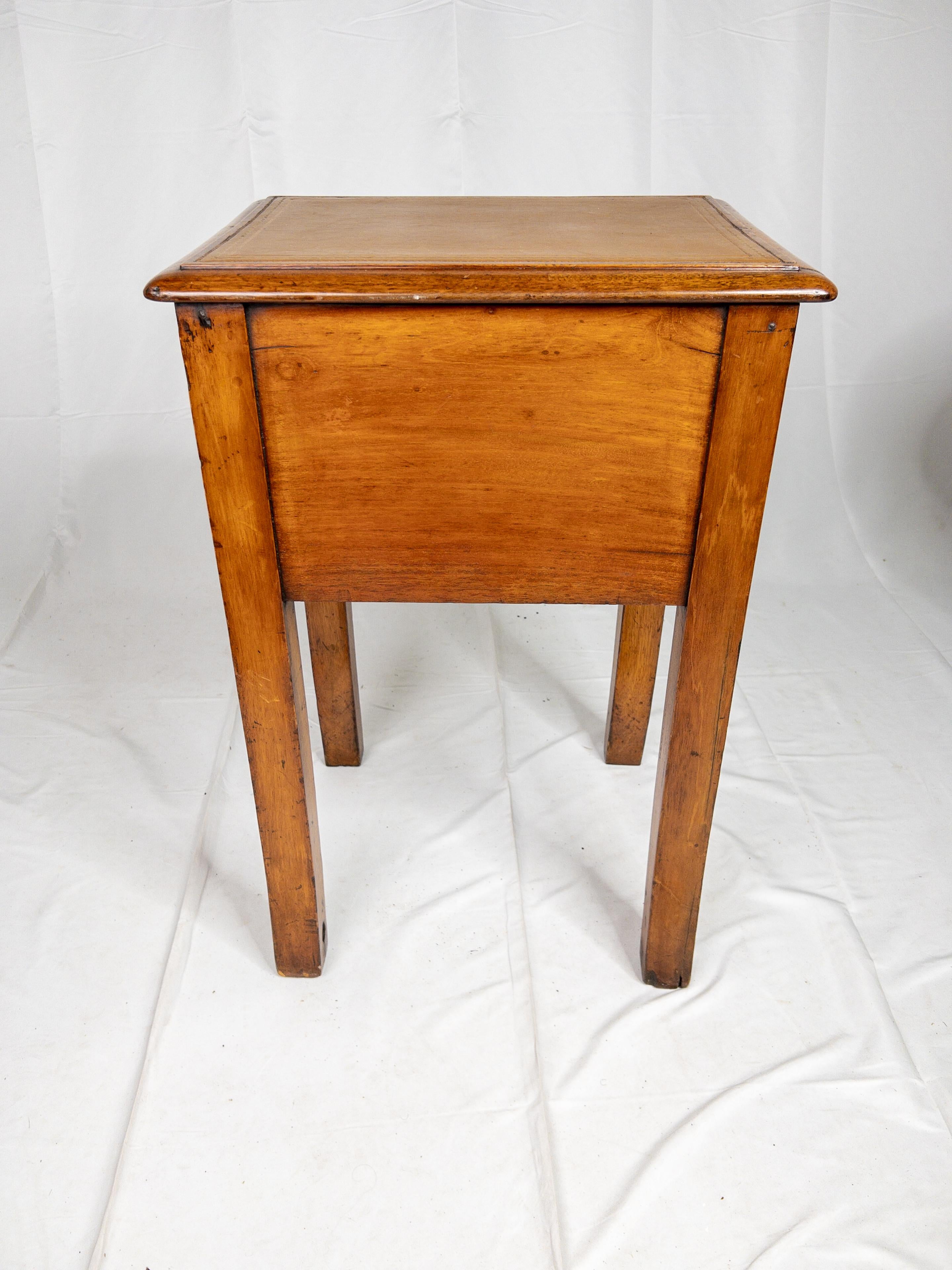 Rare 19th Century French Campaign Chest on Legs For Sale 5