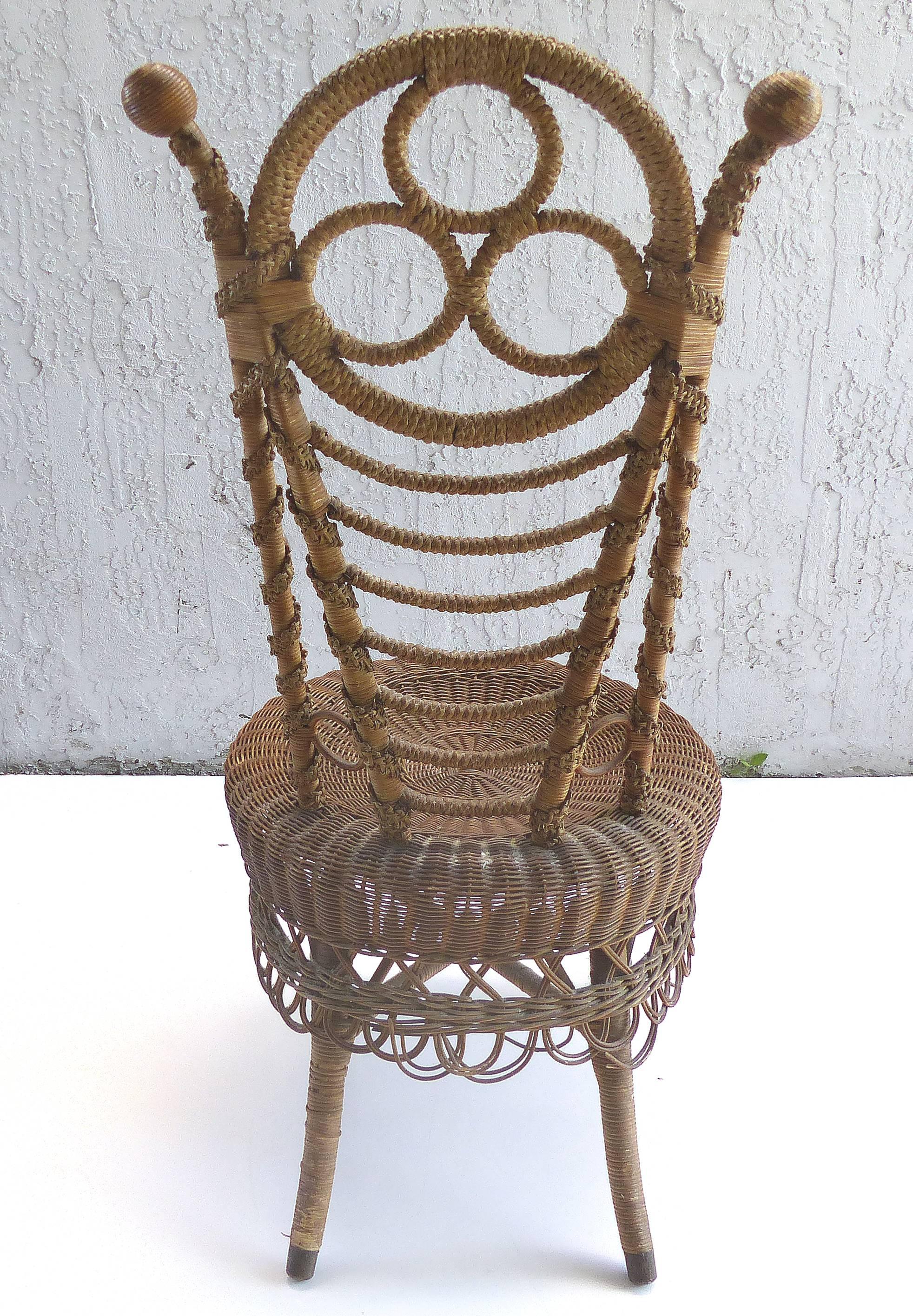 victorian wicker chairs
