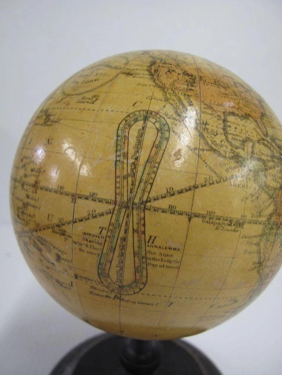 Rare 19th Century Globe, J.W. Schermerhorn & Co. 14 Bond St. New York circa 1867 For Sale 4