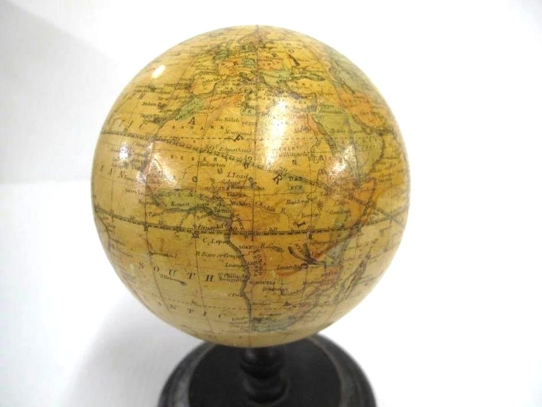 Mid-19th Century Rare 19th Century Globe, J.W. Schermerhorn & Co. 14 Bond St. New York circa 1867 For Sale