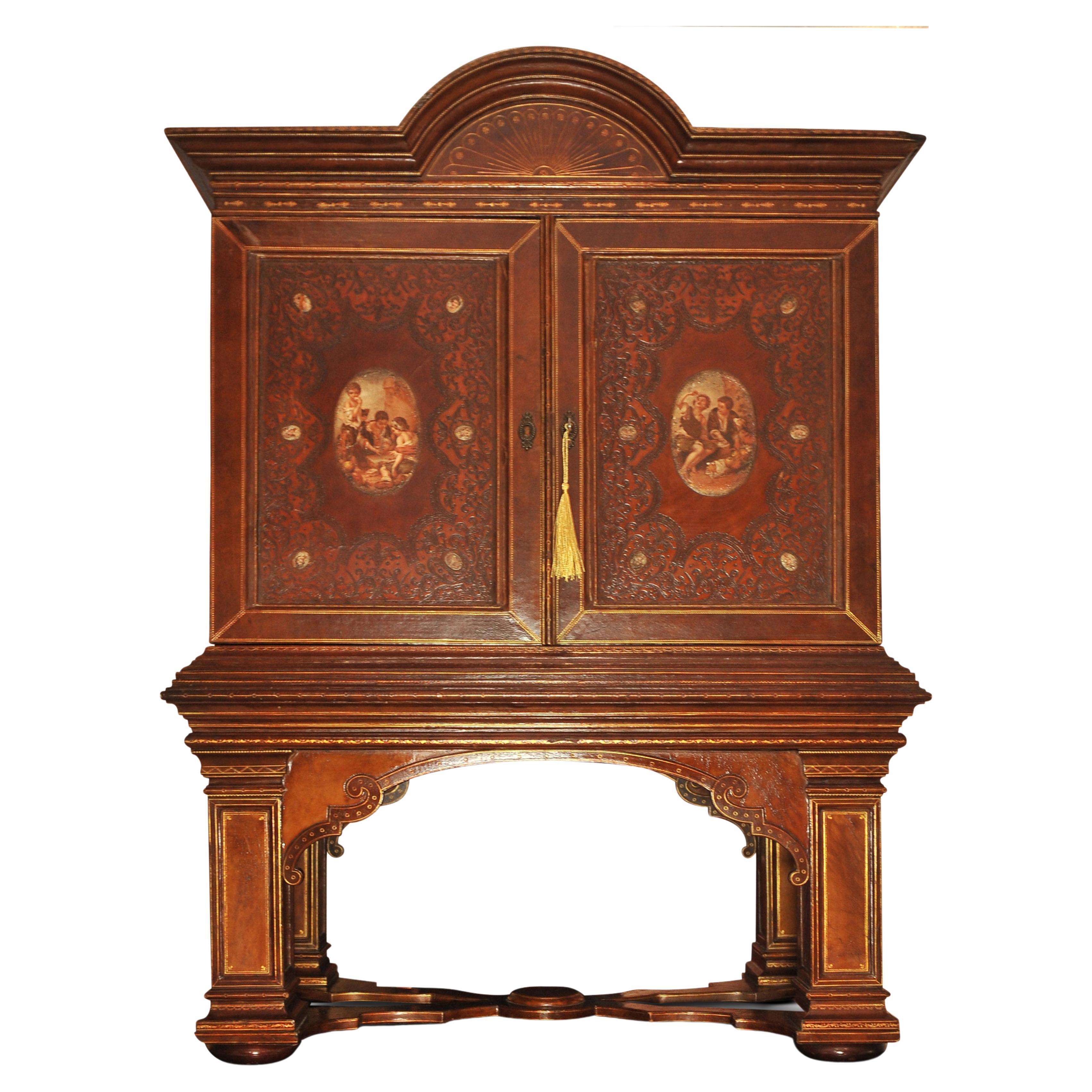 Rinascimento Raro mobile da collezione rinascimentale italiano del XIX secolo con design di Murillo in vendita
