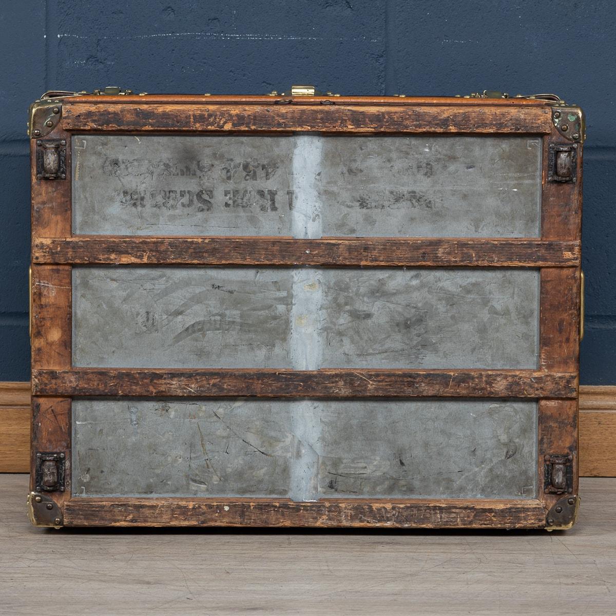 Late 19th Century Rare 19th Century Louis Vuitton Shirt Trunk In Damier Canvas, France c.1895