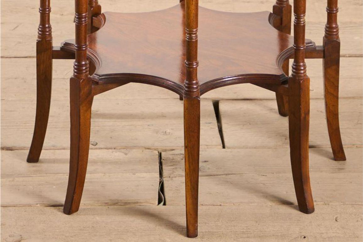 19th Century Rare 19th century Mahogany and Specimen marble side table For Sale