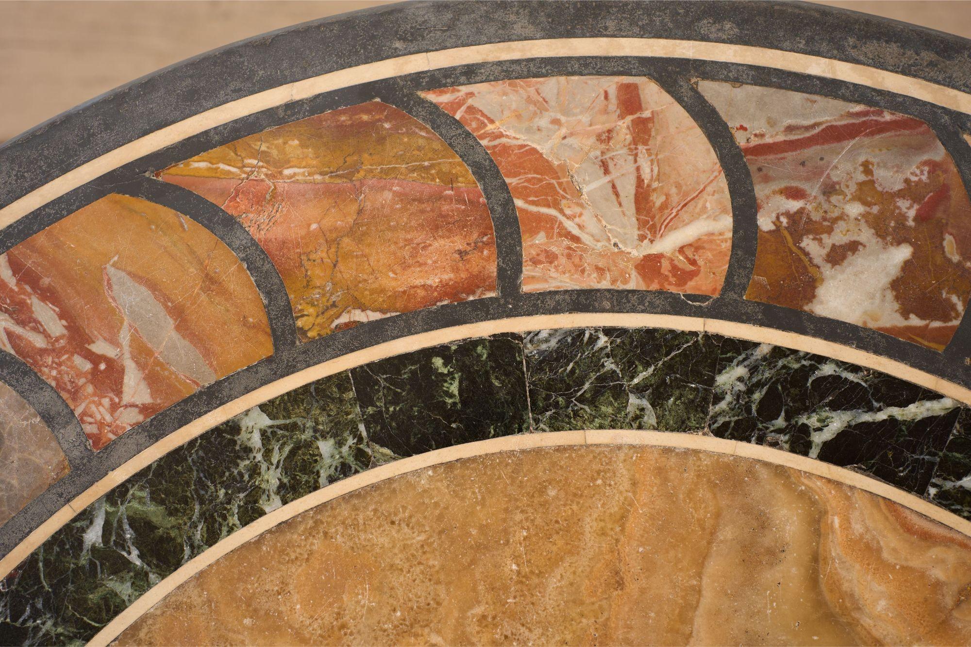 Rare 19th century Mahogany and Specimen marble side table For Sale 3