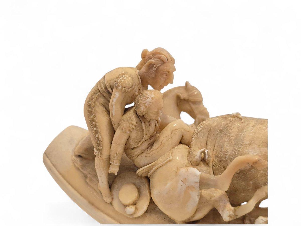 Altro Rara pipa di Meerschaum del XIX secolo - Scena della corrida in vendita