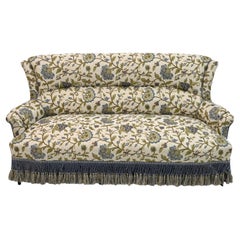 Rare 19th Century Napoleon III Brocade Sofa