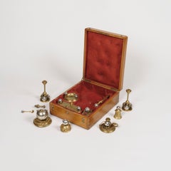 Rare 19th Century "Yachting" Maritime Desk Set with Historic Monogram